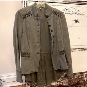 Free People military style blazer or jacket